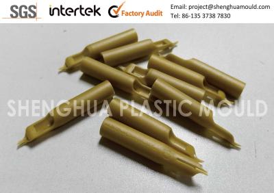 China Injection Molded Precision Glass Filled Nylon Plastic Parts in Gold Dongguan Mold Maker for sale