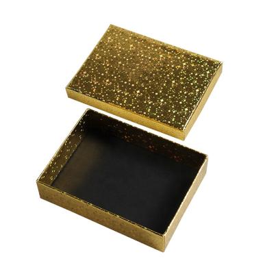 China Wholesale Recyclable Hard Rigid High Quality Jewelry Gift Boxes With Laser Paper for sale