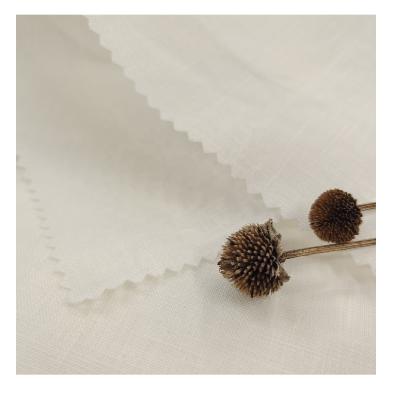 China High Quality 100% Linen Wash Brushed Sueded Fabric French Linen Stone PFD For Curtain And Home Textile 100% Linen Fabric for sale