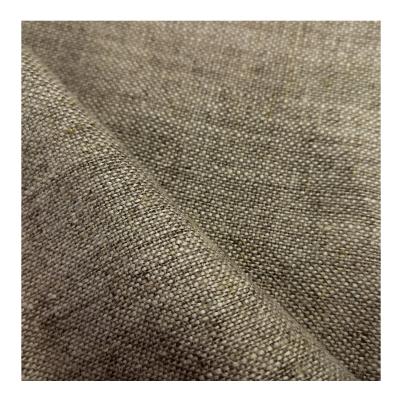 China 100% Hot Sale Brushed Sueded Stone Washed Linen Fabric For Sofa And Cushion Home Textile Sheer Linen Fabric for sale