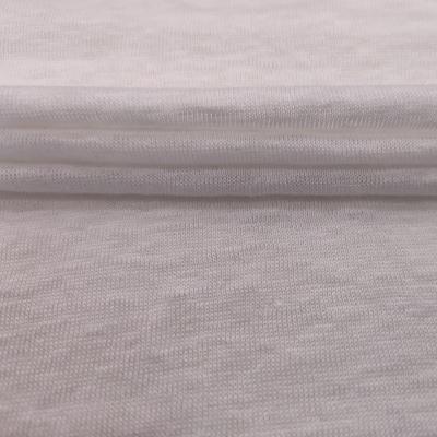 China Soft Organic PFD in 100% Linen Fabric Fall White Color for Shirt Any Color Dye Printing for sale