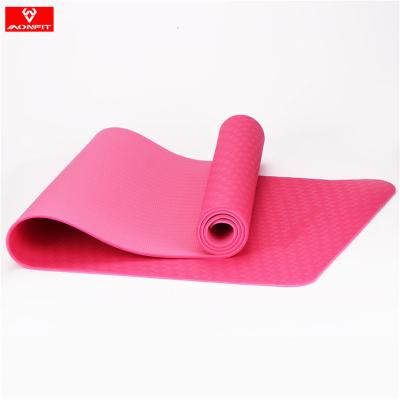 China Comfortable Portable Wholesale Flatness Health Joga Anti-Slip Mat Eco-friendly Durable From Aonfit China for sale