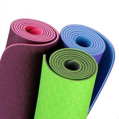 China Aonfit Fitness Natural Rubber PVC Yoga Yoga Mat Comfortable Portable Eco-friendly Durable Eco-friendly Mat For Yoga for sale