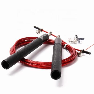 China Aonfit Portable Exercise Jump Rope Logo Skipping Rope Custom PVC for sale