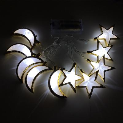 China Eid Mubarak Party Supplies Eid Mubarak Eid Decor Star Moon Lights Small LED String Light Ramadan Party Supplies Decorations for sale