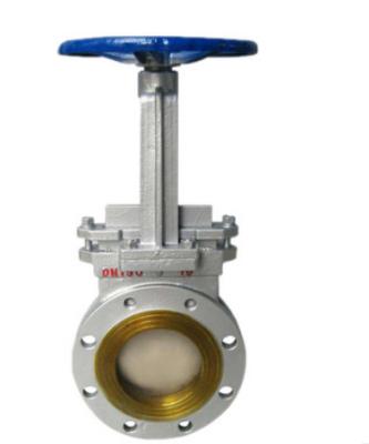 China 6 Inch General Cast Iron Resilient Seat Knife Gate Valve for sale