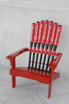 China China Made Base Ball Bat Shaped Adirondack Chair for sale