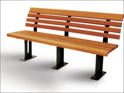 China China LFurniture Metal Frame Wooden Bench with Back Plans-12 for sale