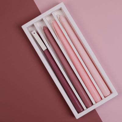 China Wholesale Luxury Wholesale Gifts Home Decoration Gradient Color Long Pole Cented Candle for sale