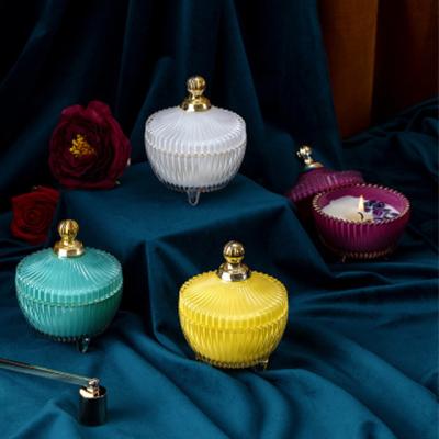 China Wholesale Simplicity Style Crystal Stones Scented Candles Home Decoration Gift Box for sale