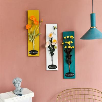 China 100% Creative Handmade Wall Decoration Room Bedroom Bouquet Simulation Balcony Plant Pendant Decors for sale