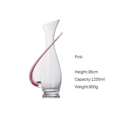 China Red Wine Shaker Personality Crystal of Angel Wine Glass Decanter Household creative lead-free crystal wine large for sale