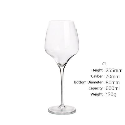 China Minimalist American Style Crystal Glass Home Red Wine Glass Set Champagne Glass Part for sale