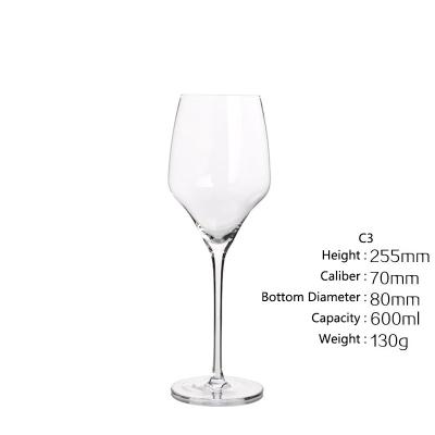 China Minimalist Nordic Crystal Champagne Glass Home Sparkling Wine Lead-free Glass Set for sale