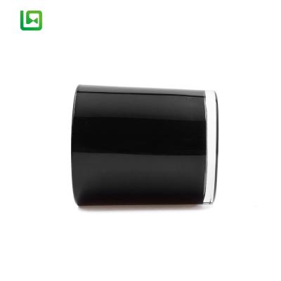 China Household Products 200ml 300ml 450ml Customized High Quality Glossy Black Matte Glass Candle Containers Candle Jars 10oz 15oz Luxury Candle Jars for sale