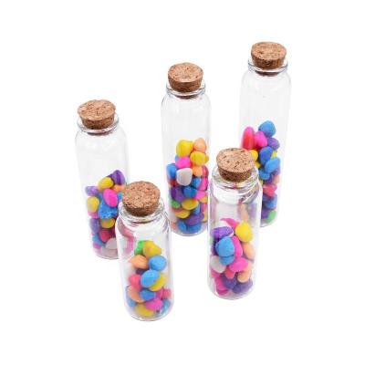 China Mini Food 30mm Cylinder Tube Borosilicate Glass Tubes Cork Bottles Test Tubes With Cork Cap Or Screw Top For Common Roll Pre Blunt for sale