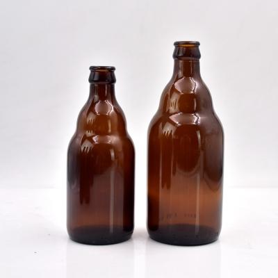 China Wholesale Beverage Most Popular Beverage 250ml 330ml Clear Transparent Glass Beer Bottle for sale