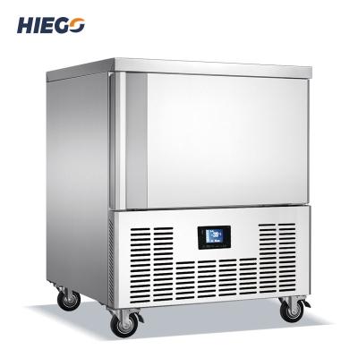 China Restaurant 5 Trays Mini Blast Chiller Stainless Steel Freezer Freezer Cabinet For Sale for sale