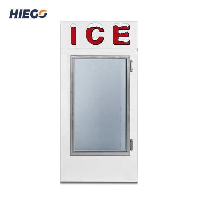 China Single-Temperature Single Door Outdoor Bagged Ice Goods Ice Storage Bin for sale