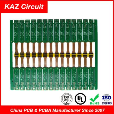 Китай 2 PCB платы с печатным монтажом меди монтажной платы 1.6mm гибкого трубопровода слоя FR-4 PI ENIG твердых 1oz продается