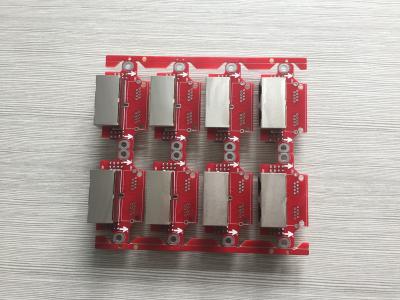 China UL 94V0 FR4 Electronic Circuit Board Assembly Red Soldermask  PCB Assembly Service for sale