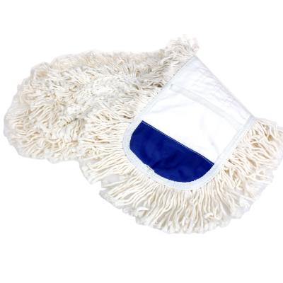 China Sustainable Household Cleaning Cotton  Flat Dust Mop head Refill for sale