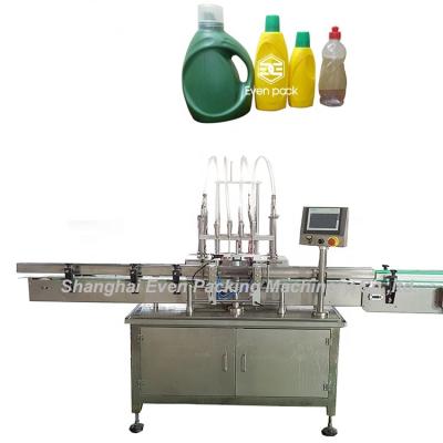 China Food Cheap Price Gasket Remover Products Laundry Detergent Liquid Liquid Filling Machine With Adjustable Volume for sale