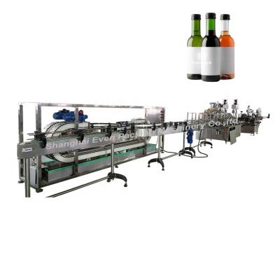 China Full Automatic Cane Washing Liquor Beverage Food Alcohol Filling Capping Line in Good Price for sale