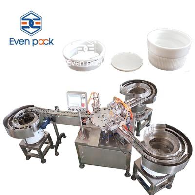 China Multifunctional Automatic Put Liner And Safe Ring In Cap Assembling Machine Cap Capping Machine for sale