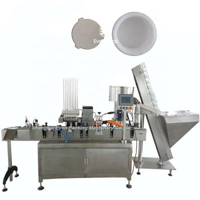 China Food High Technology Cap Foil Inserting Wadding Equipment Wadding Machine Liner Putting Machine for sale