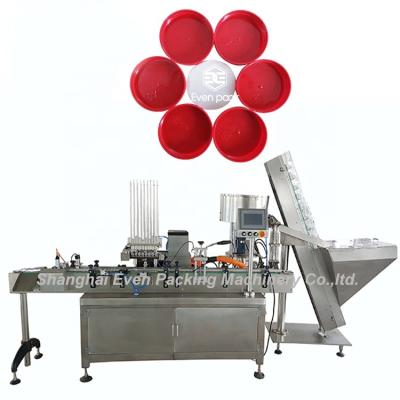 China Food cap lining machine cap wadding machine cap liner inserting putting machine by quality factory for sale