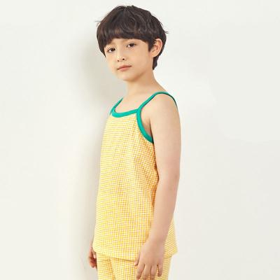 China Breathable Wholesale Cheap Price UN21SSSW020615 Summer Clothes Pajamas For Kids for sale