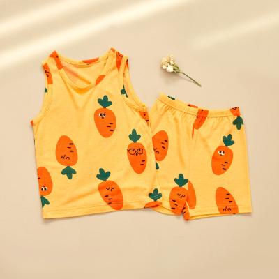 China MO21SSSW020601spring Summer Short Sleeves Baby Pajamas QUICK DRY Set for sale