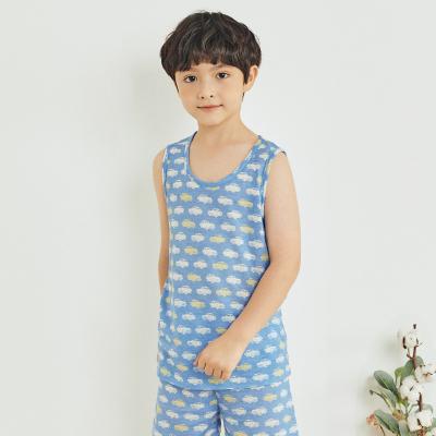 China MO21SSSW020607 Spring Summer Cotton Breathable Pajamas For Kids for sale