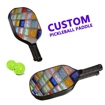 China Good Quality Environmental Protection Pickleball Paddle Fiberglass Professional Customize Logo Premium Pickleball Paddle Set for sale