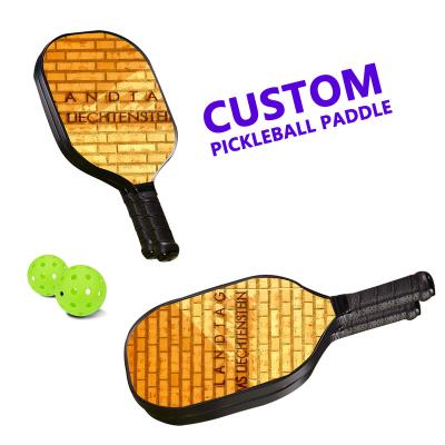 China Environmental Protection OEM Customized Carbon Fiber Pickleball Paddle High Quality Customized Logo Pickleball Paddle Pickleball Rackets for sale