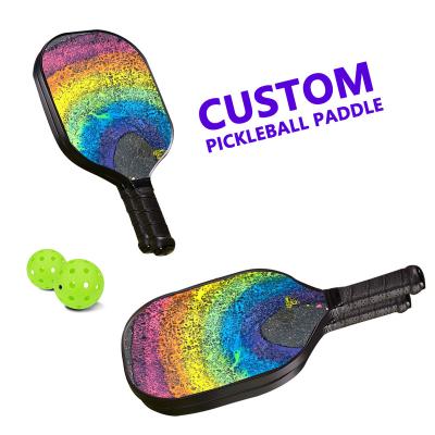 China Custom environmental protection logo pickleball paddle carbon fiber with high quality pickleball rackets and pickleball paddle for sale