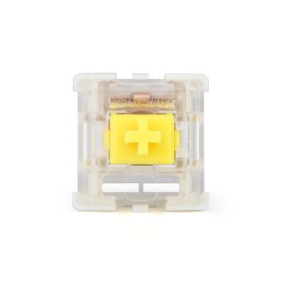 China GATERON KS-9 pro 35pcs linear yellow linear retail package per 50g packlubed RGB SMD DIY gaming keyboard mechanical switch for sale