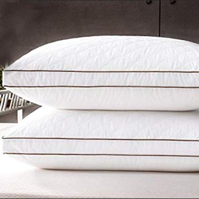 China High Quality Quilted 100% Cotton Pillow Cover 100% Goose Down And Feather Pillow for sale