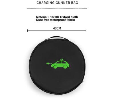 China Oxford GXP car Wholesale Black Oxford cloth Foldable Tote Bag charging cable bag for sale