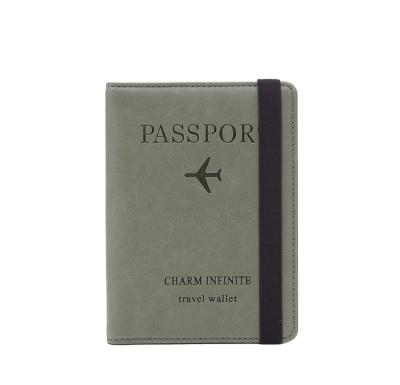 China Storage Factory Multifunctional Custom PU Passport Cover Card Holder Small Leather Wallet for sale