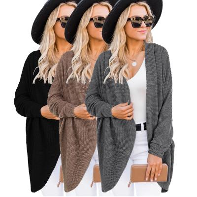 China Anti-wrinkle custom knit long sweater cardigan women sleeveless long casual cardigan sweater for sale