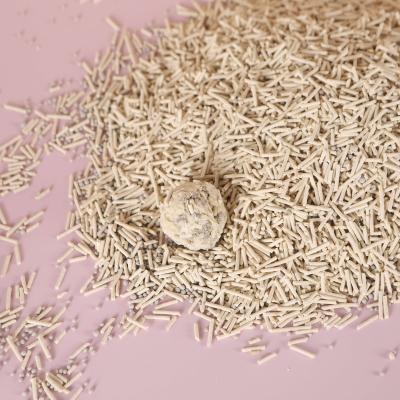 China Cat Sand Milk Scent Factory Cats Color 6L Eco 2mm Dustproof Bundling Tofu Cat Litter Wholesale White Stripe Premium Clean Shape for sale