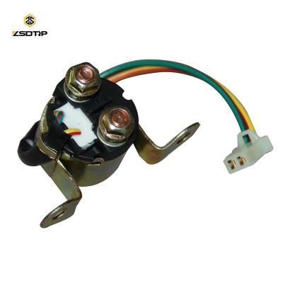 China hot sale motorcycle parts electrical system starter relay switch with wire for GN125 GS125 universal 31800-49110-000 for sale