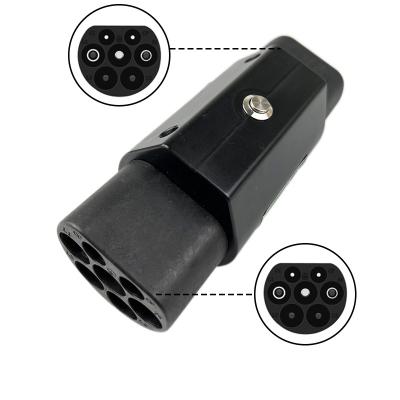 China 16A 32A 380V AC Adapter EV Type - 2 Plug Convert To GBT Male Plug For Chinese GB/T Car Type 1 for sale