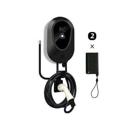 China Wallbox 32A EV Charging Station 7KW 11KW 22KW 66 Degree IP Electric Car Charger Wallbox Type2 for sale