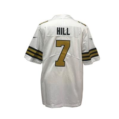 China 2021 New Men's Breathable #7 Hill Soccer Jersey High Quality American Football Wear Soccer Jersey for sale