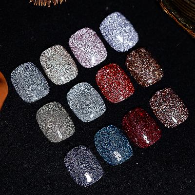 China Unbeatable Glitter Disco Private Label Sparkle Colors Holographic Diamond Uv Led Foil Gel Nail Polish Acrygel Gel Kit for sale