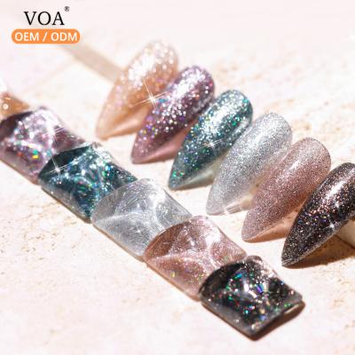 China High Quality Rubber Nail Supplies Salon Professional Products Bottle 60 Colors Glitter UV Gel for sale