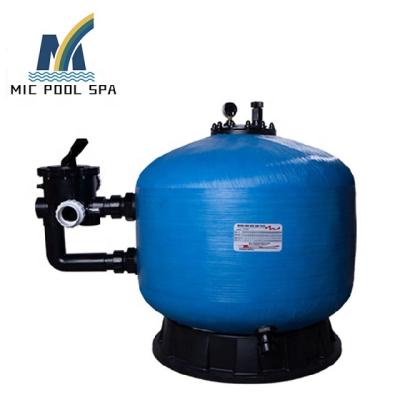 China Custom Top Mounted Swimming Pool Filtration Color Fiberglass Pool Sand Filter Factory for sale